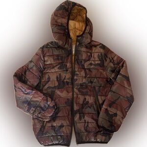 🌴Zara Camouflage Hooded Jacket